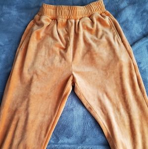 Danielle Guizio xs orange sweatpants